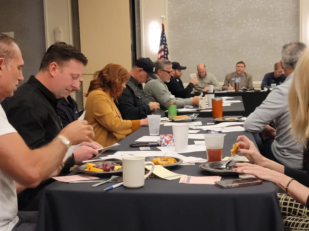 How a Structured Referral Group Can Supercharge Your Business Growth 10 Business Networking Group Members passing business