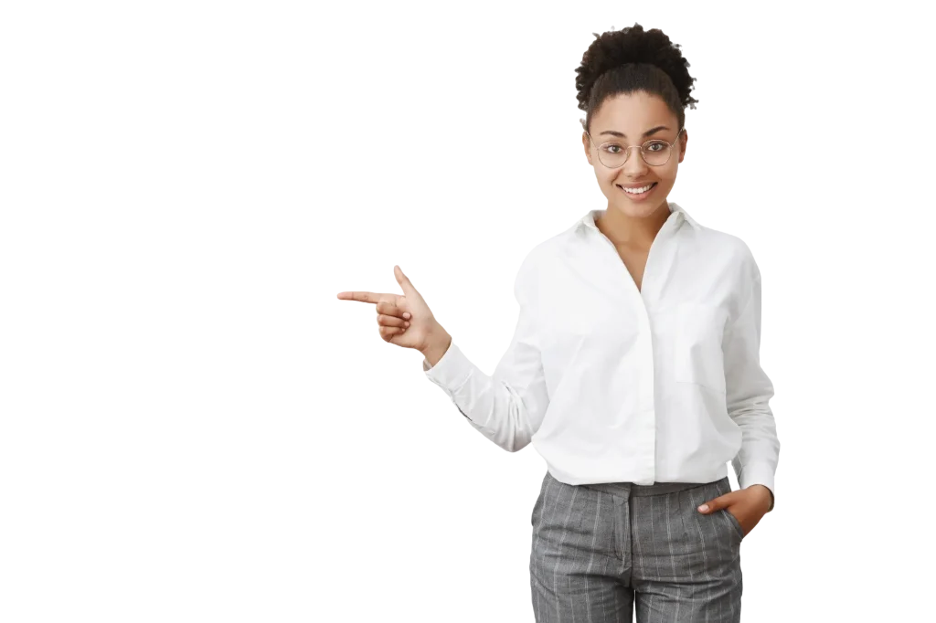 How to Choose the Right Referral Group for Your Business 3 business woman pointing