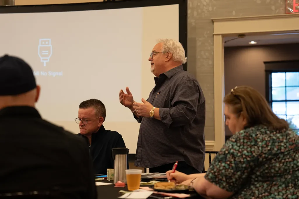 Domenic Graziano Speaking at LeTip